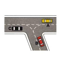 Illustrazione: Strisce di guida sulle intersezioni (1)