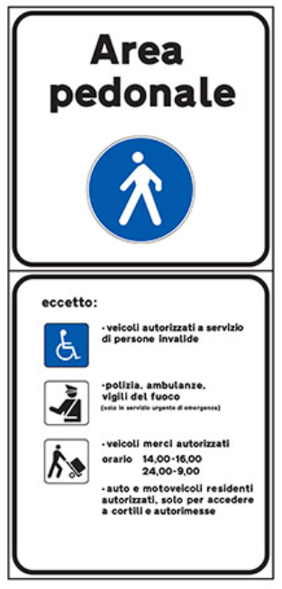 Illustrazione: Area pedonale (2)