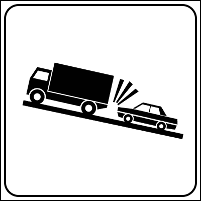 Illustrazione: Autocarri in rallentamento