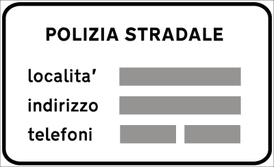 Illustrazione: Polizia stradale