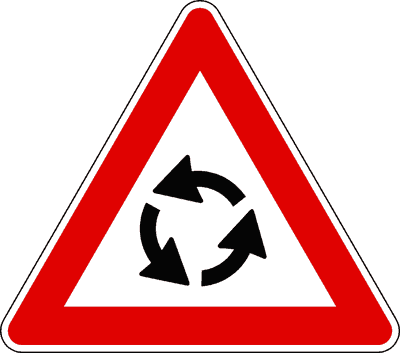 Illustrazione: Preavviso di circolazione rotatoria